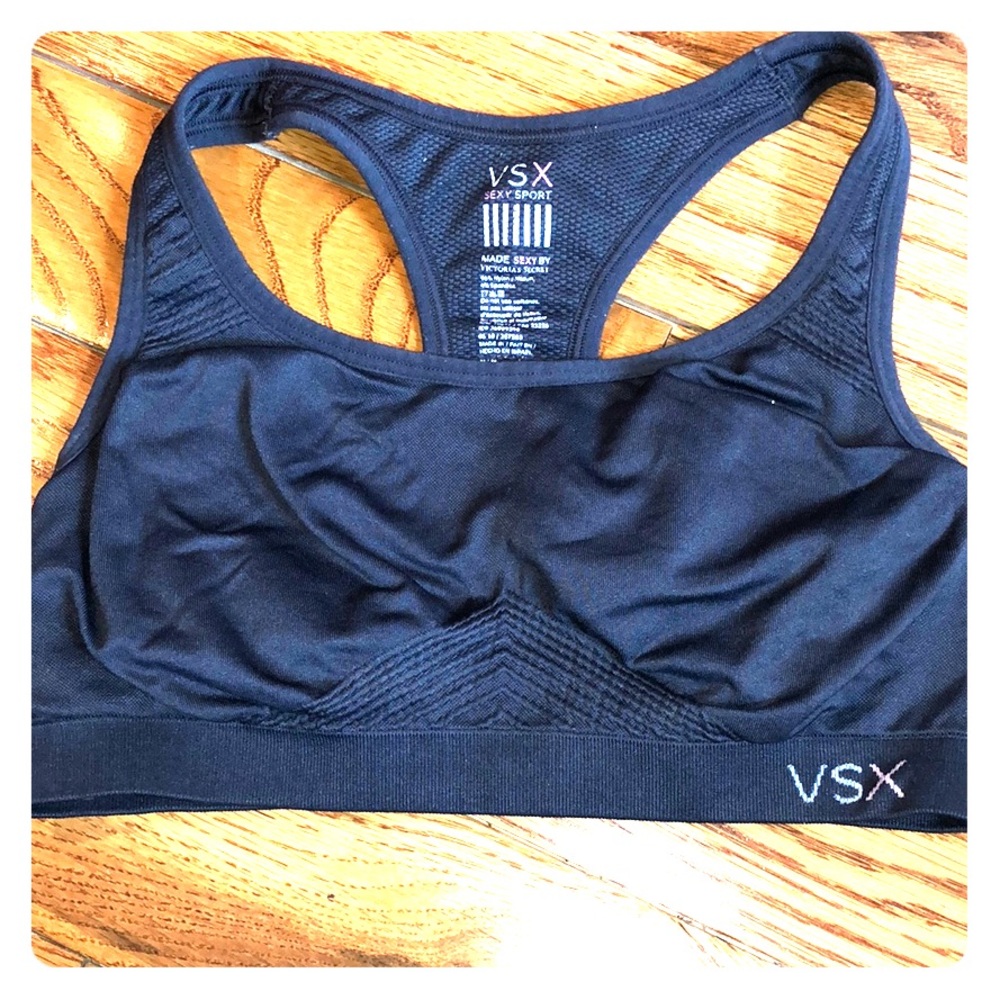 Grey sports bra